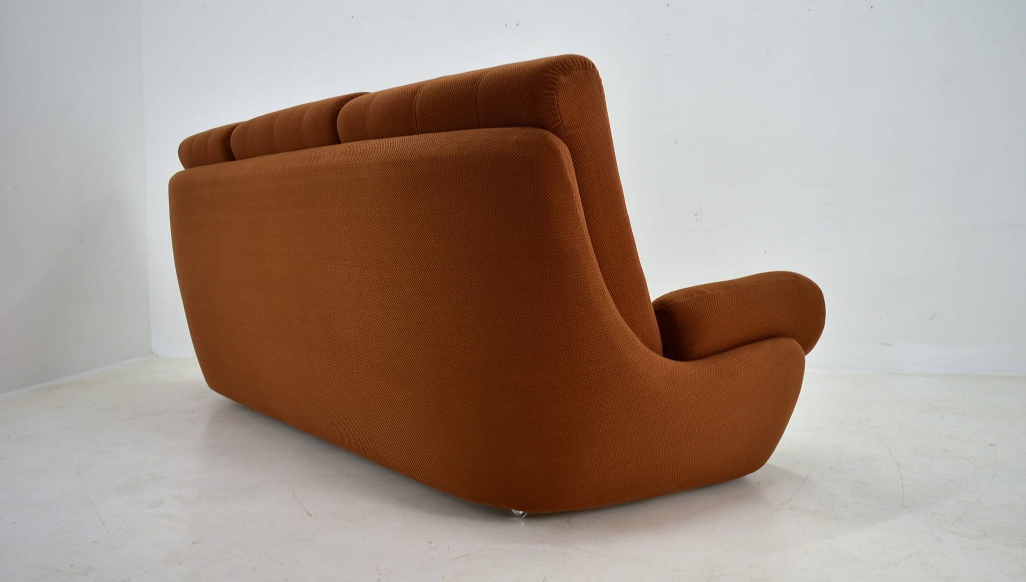 20th Century , Brown Atlantis Three seats Sofa, 1960s