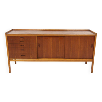 Scandinavian teak and oak sideboard, Westbergs Möbler, Sweden, 1960
