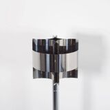 1970s Chrome and Marble Floor Lamp