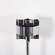 1970s Chrome and Marble Floor Lamp