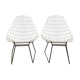 Vintage Dutch design wire chairs Cees Braakman Pastoe