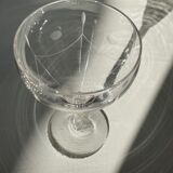 Verre à vin Art Déco en cristal