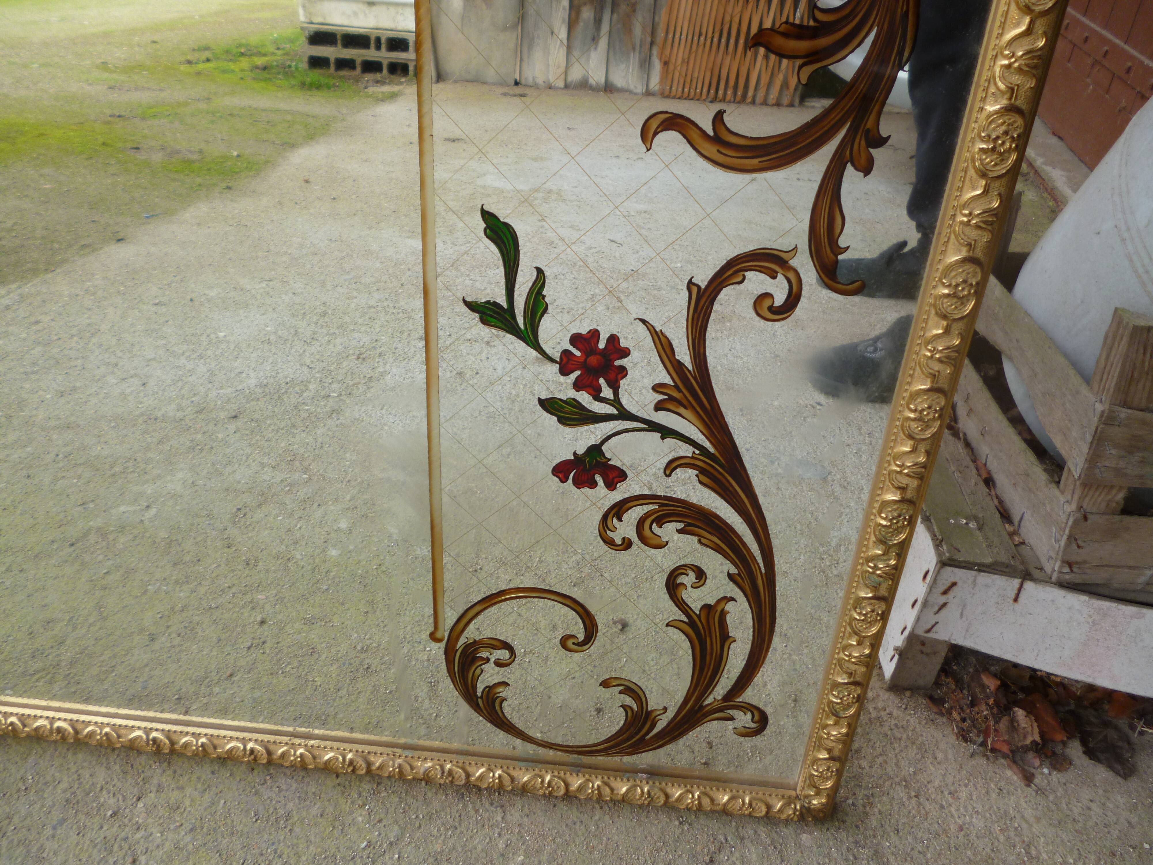 Enlarged Art Deco mirror