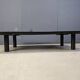 XL bamboo coffee table in the manner of Axel Vervoordt, 1970s