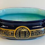Sarreguemines ceramic planter