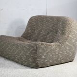 Space age sofa. Foam and fabrics. Circa 1970