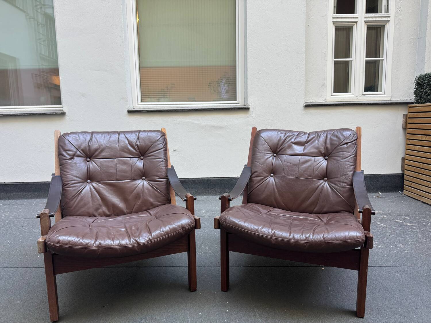 Chaise vintage Torbjørn Afdal "Hunter" pour Bruksbo, 1960