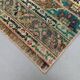 Tapis tribal vintage en laine, turc, étroit, en détresse, 270x67 cm