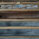 Vintage rattan shelf