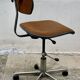 Vintage 1980 adjustable swivel office chair with wheels