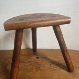 Wooden tripod stool