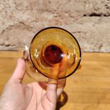 Suite of 6 water glasses 70s