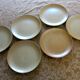 6 stoneware dessert plates from "Grés Village" in very good condition