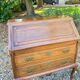 Chippendale Style Mahogany Slant-Leaf Desk/Secretary