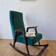 Chaise à bascule vintage des années 50.