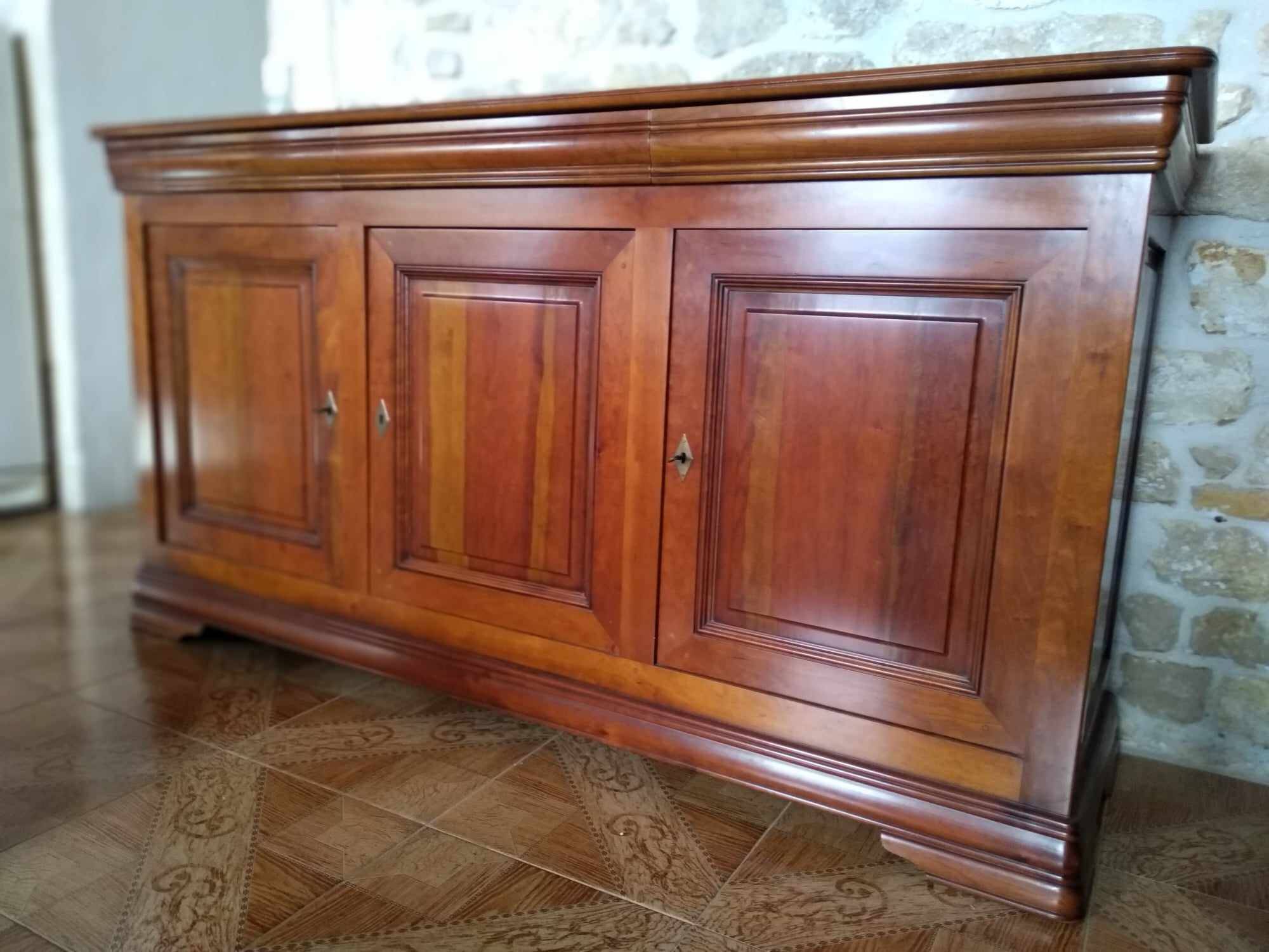 Cherry wood sideboard