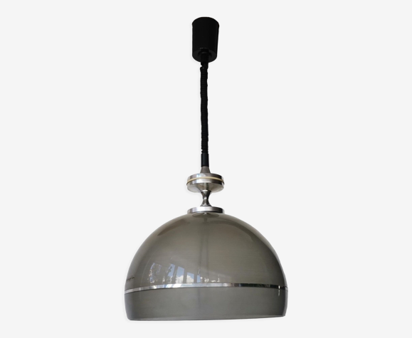Suspension rabattable en acrylique gris italie années 1970