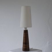 Large stoneware table lamp base | Irma Yourstone | Sweden | 1960s