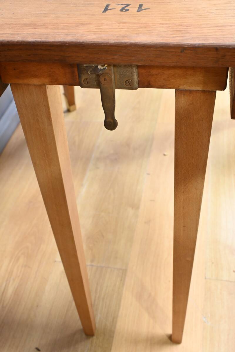 Table for 4 to 10 people in cherry wood – 1950