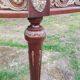 Console ancienne style louis xvi avec plateau marbre