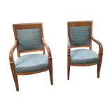 Pair of chair with cherry butt