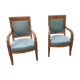 Pair of chair with cherry butt