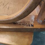 Pair of vintage Baumann bistro chairs