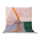 Tapis en laine pure naturelle fait main taille