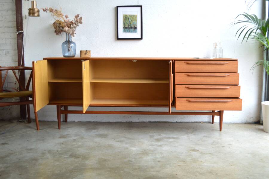 Teak sideboard by Heinrich Riestenpatt for RT Möbel.