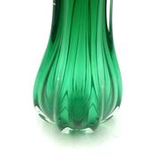 Vase vert Egermann, République tchèque, années 1970