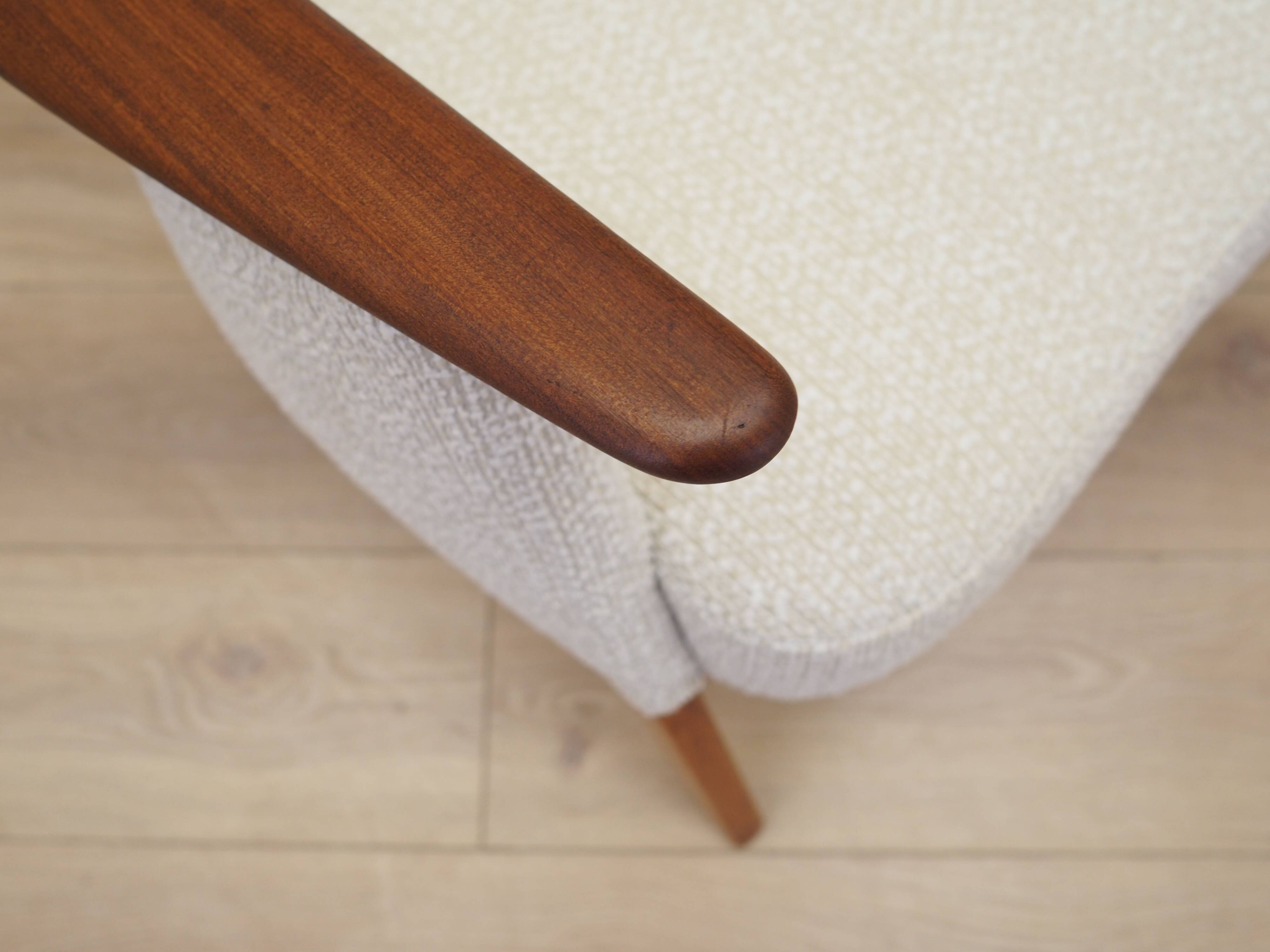 Cream armchair, Danish design, 1970s, production: Denmark