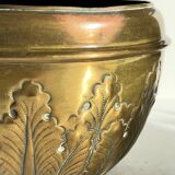 Cache-pot déco florale art nouveau
