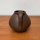 Brutalist vases and carafes from the mid-century by Hartwig Heyne pottery, Germany, 1960s.