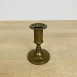 Vintage gold brass candle holder