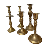 Bougeoirs en laiton
