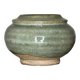 Pot en grès vernissé bleu