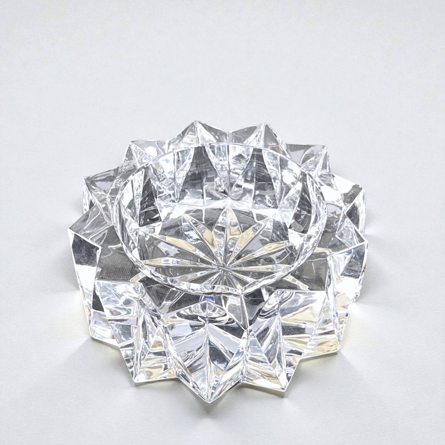 Cendrier en cristal de Sèvres, Années 70