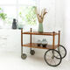 Wilhelm Renz bar cart, serving cart, 1960