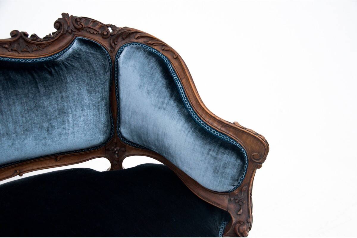 Antique sofa, France, late 19th century.