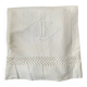 Similar listings: Antique cotton sheet embroidered with the monogram MF