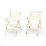 Set of outdoor folding chairs, 1960s