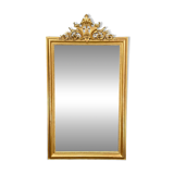 Grand miroir ancien XIXé haut 196x 112 cm superbe état