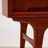 Restored teak bureau desk