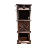 Chevet en chêne sculpté style Gothique