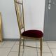 Vintage Chiavari Velvet Chair Circa 1960 Italy