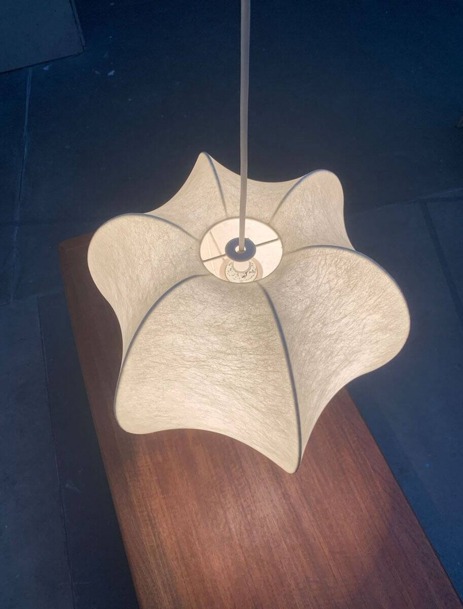 Suspension Cocoon German Mid-Century by Goldkant Leuchten, 1960s