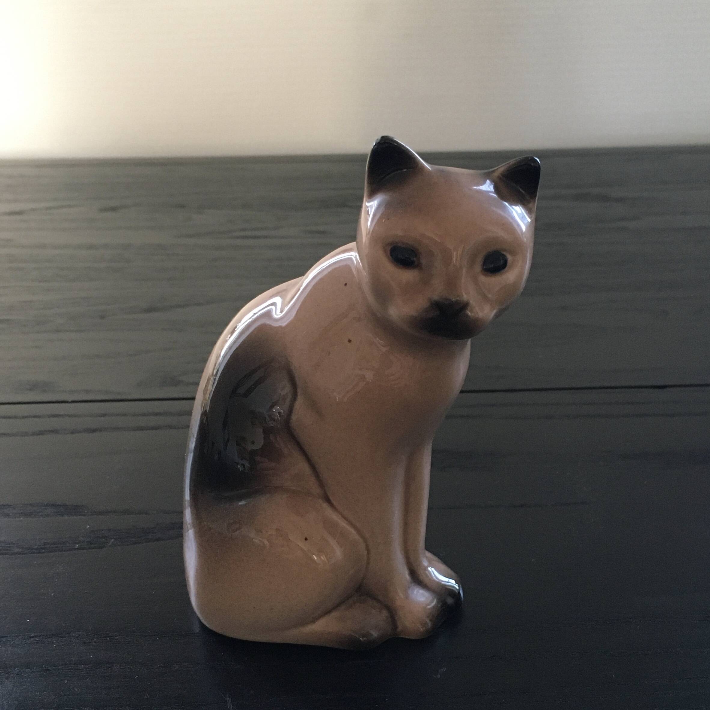 Antique ceramic cat