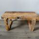 Coffee table in reclaimed wood