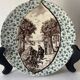 6 assiettes décoratives Sarreguemines - Arbres fruitiers