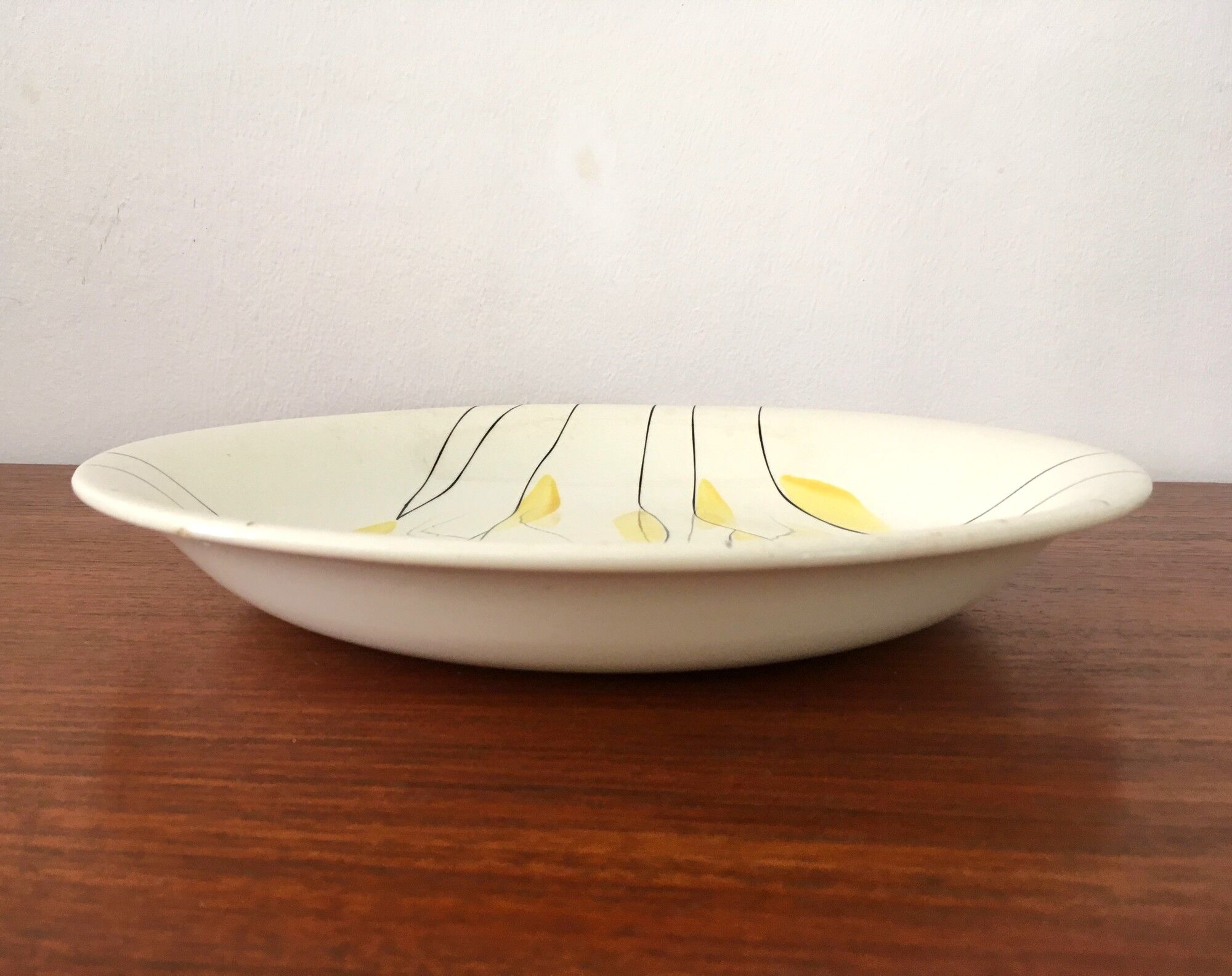 2 Vintage dishes in Salins earthenware service clear 50s